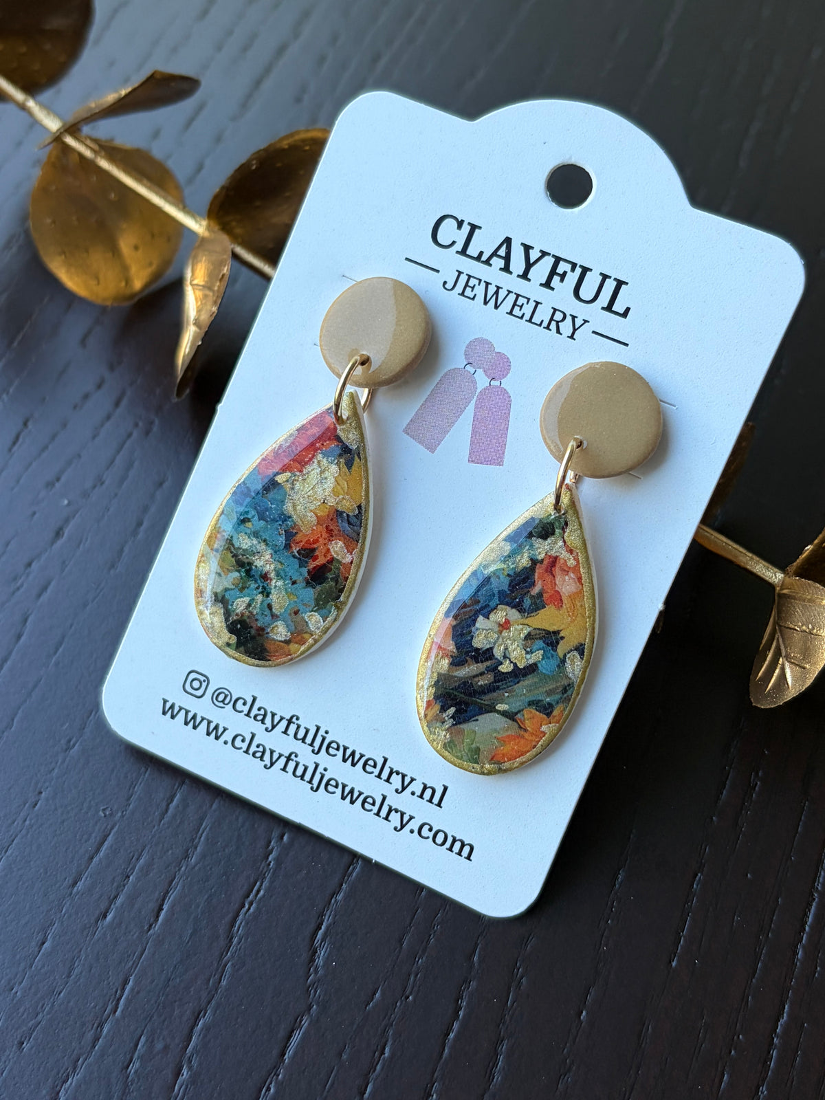 Floral Dangle Earrings