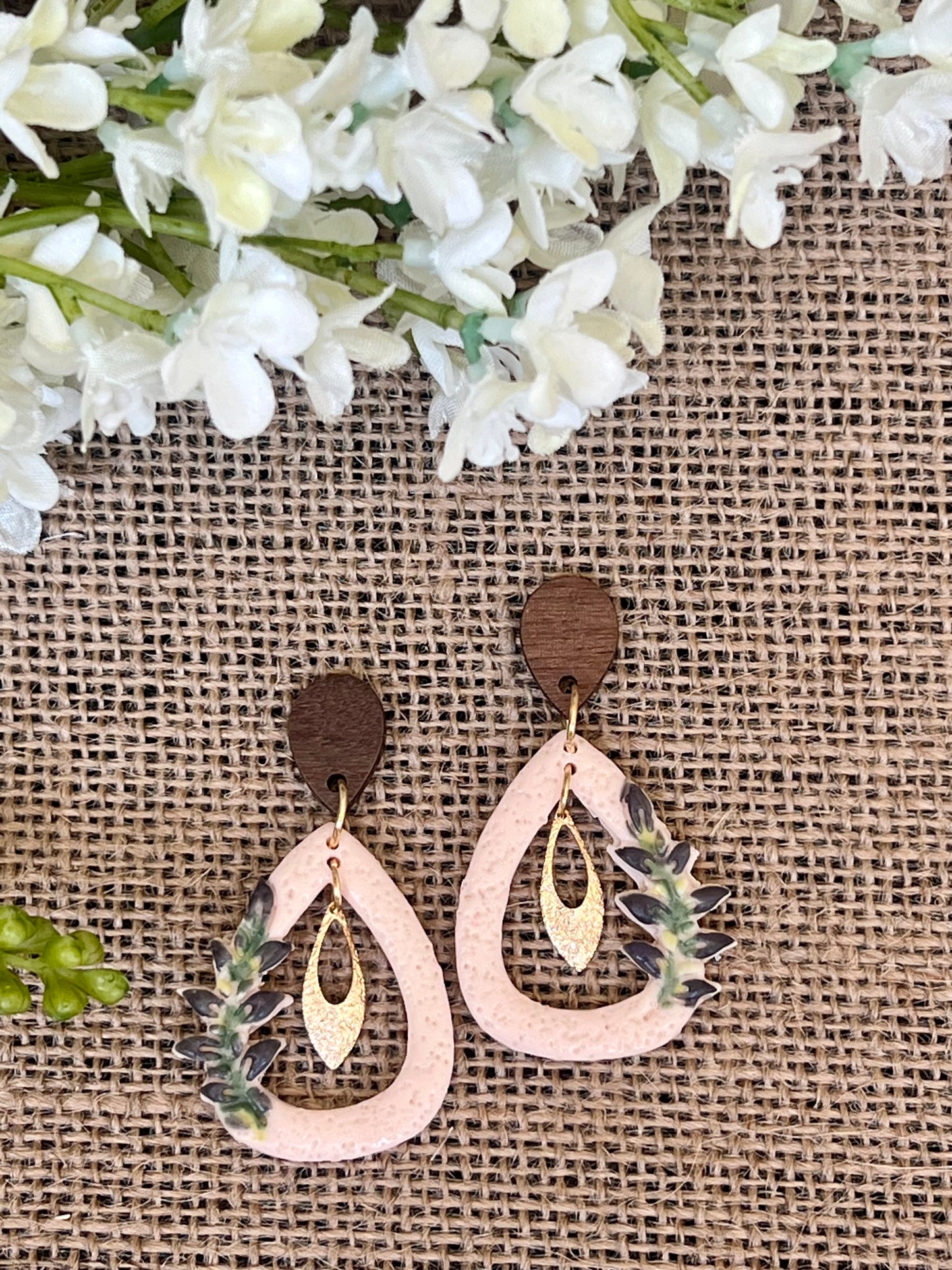 Floral Dangle Earrings