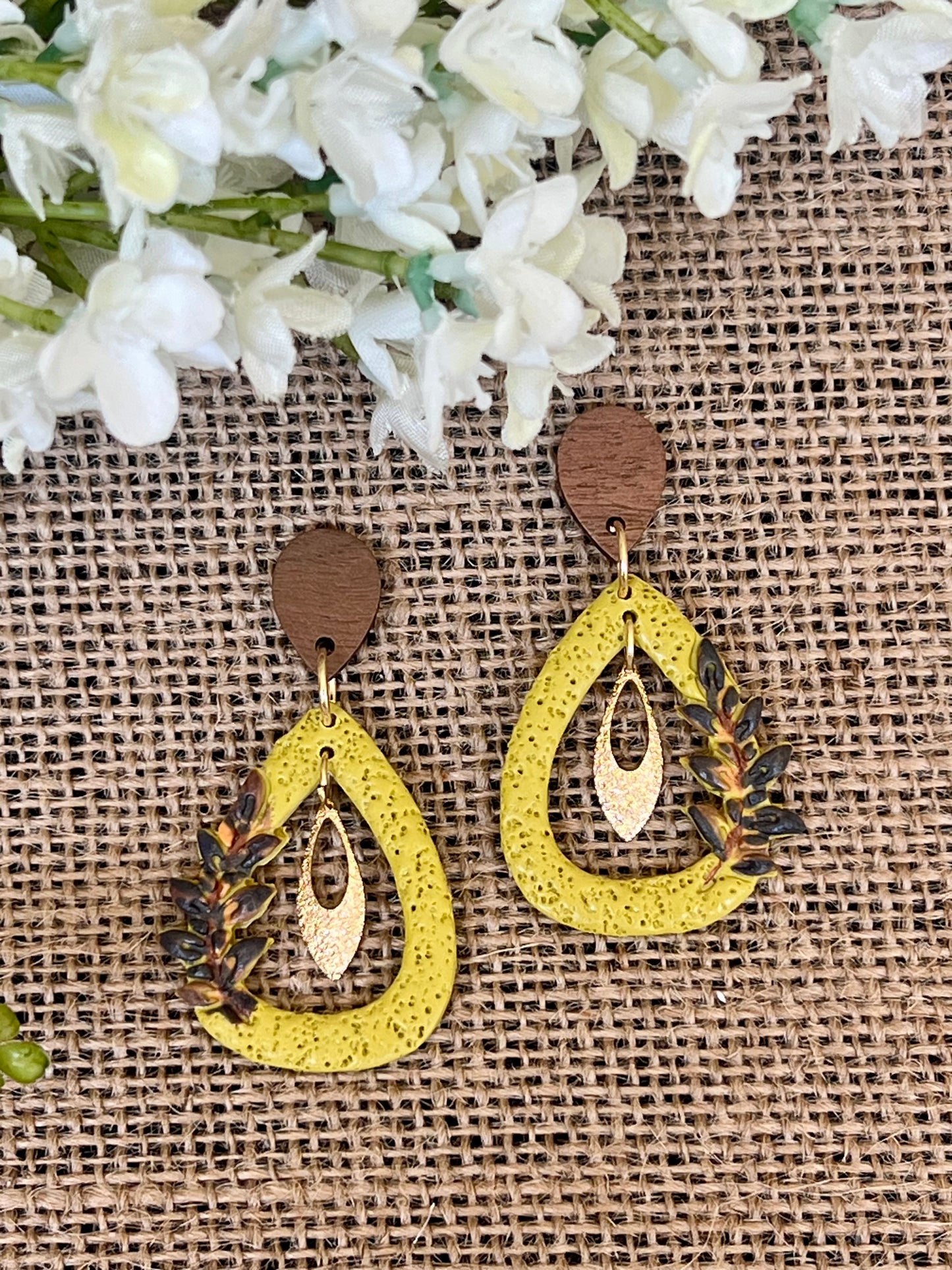 Floral Dangle Earrings