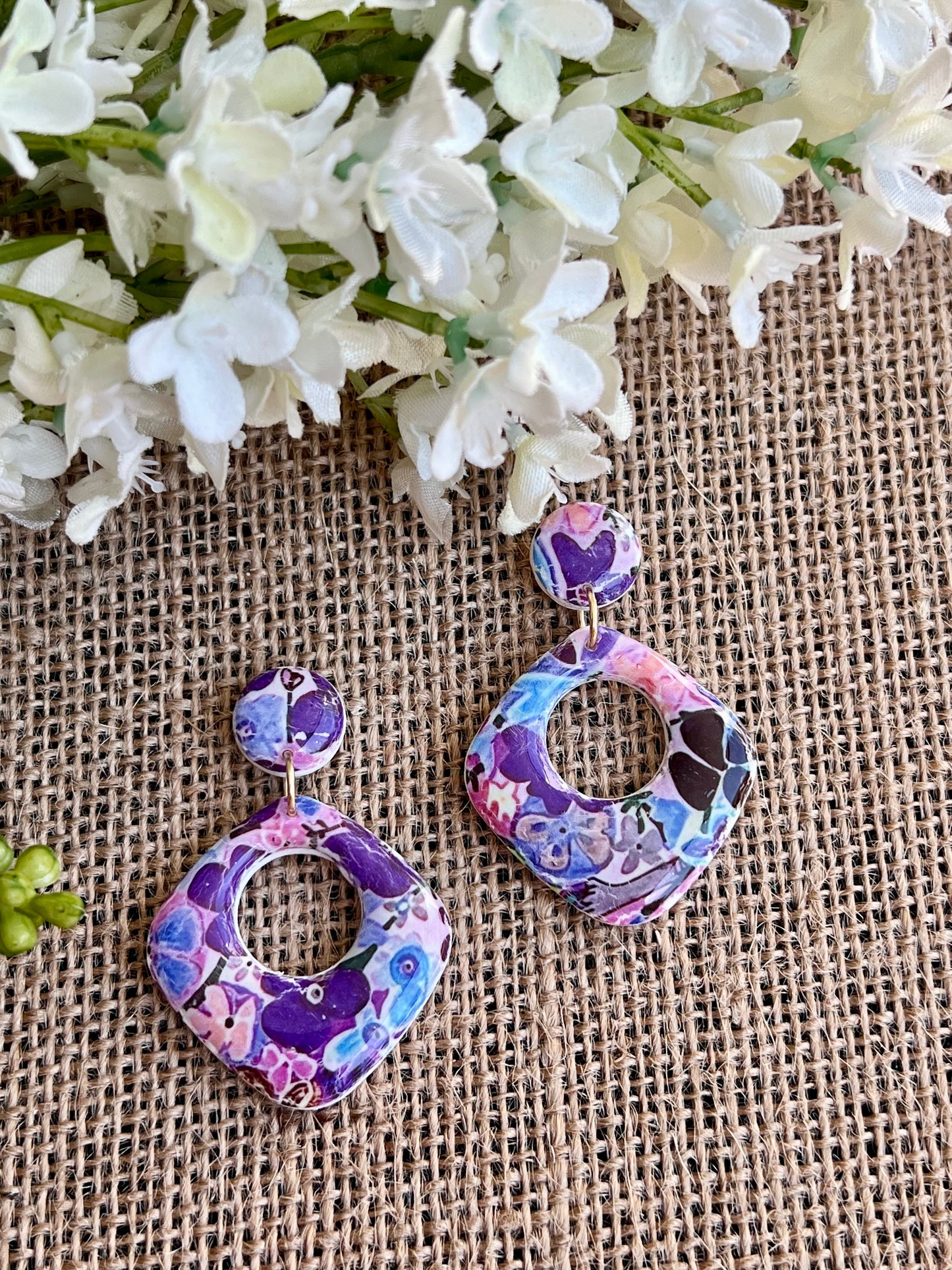 Floral Dangle Earrings