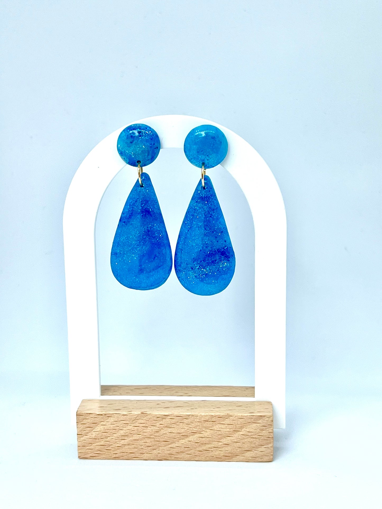 Summer Dangle Earrings in Turquoise