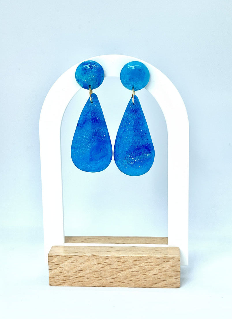 Summer Dangle Earrings in Turquoise
