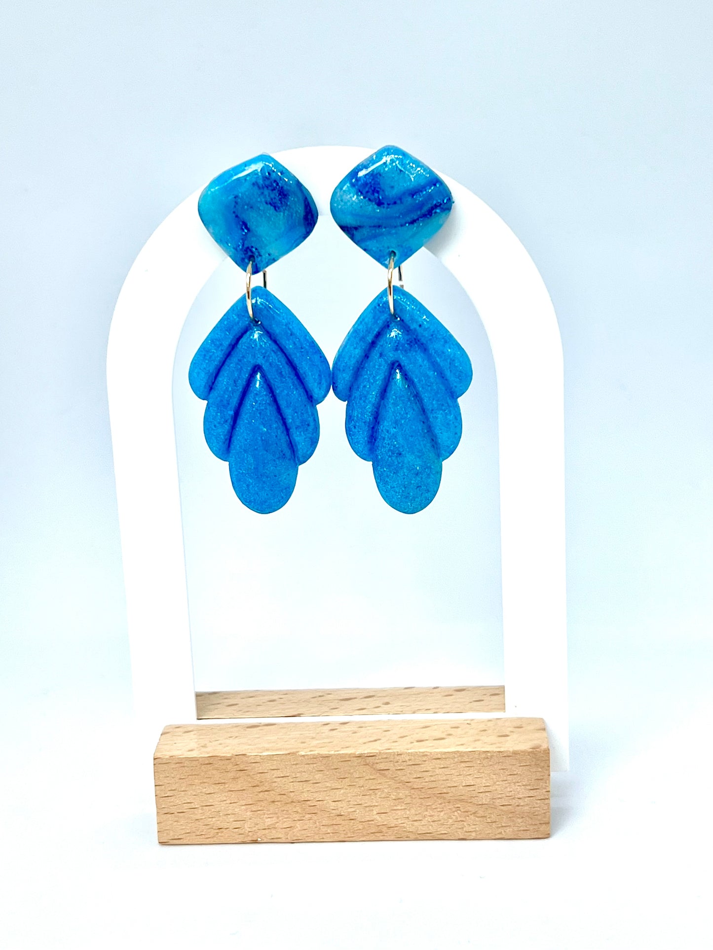 Summer Dangle Earrings in Turquoise