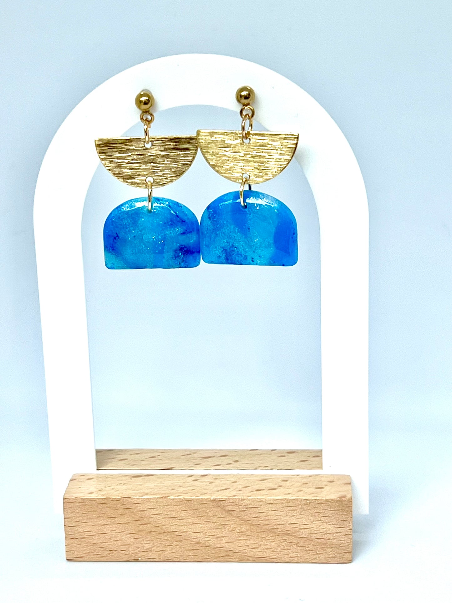 Summer Dangle Earrings in Turquoise