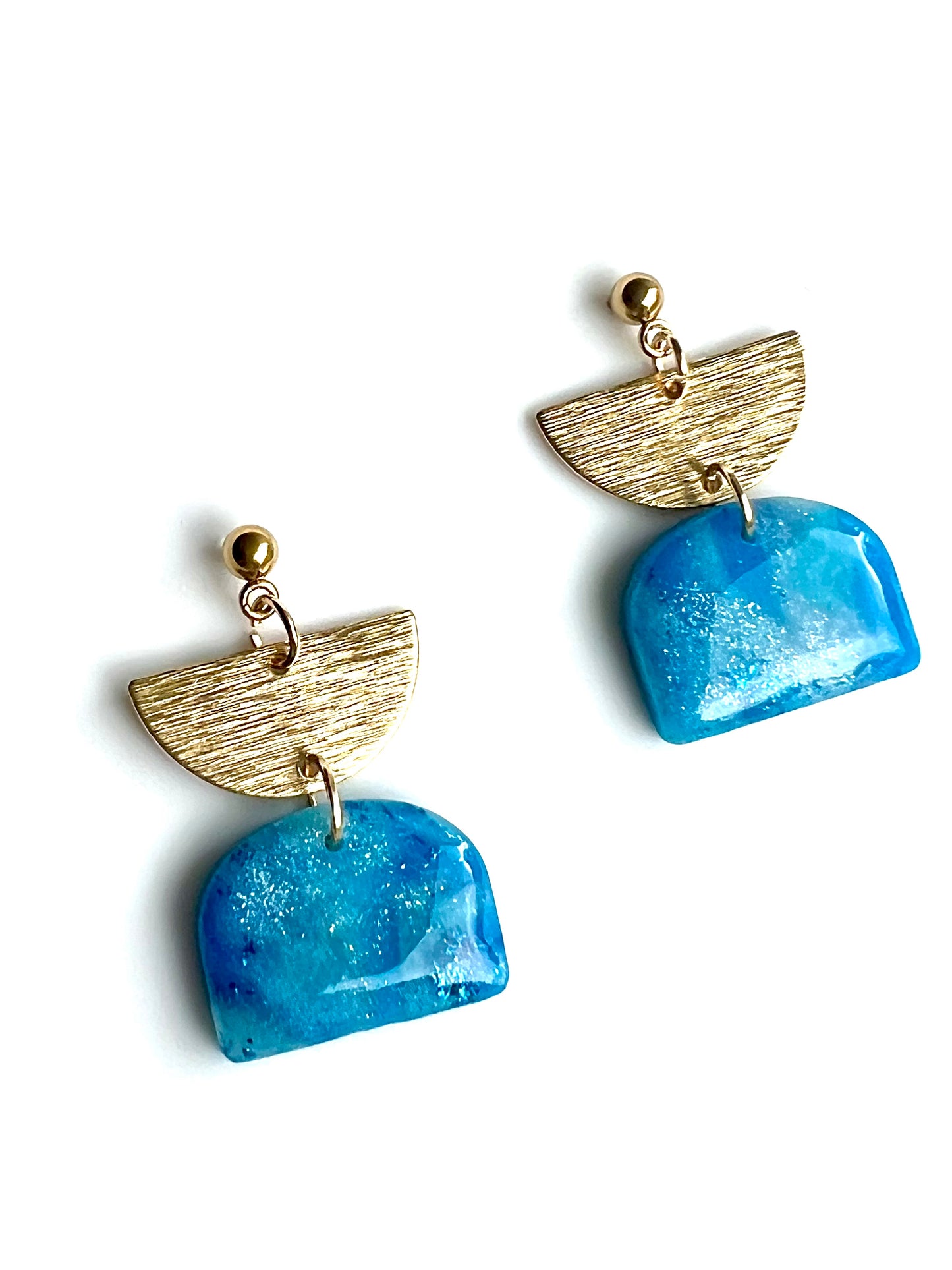 Summer Dangle Earrings in Turquoise