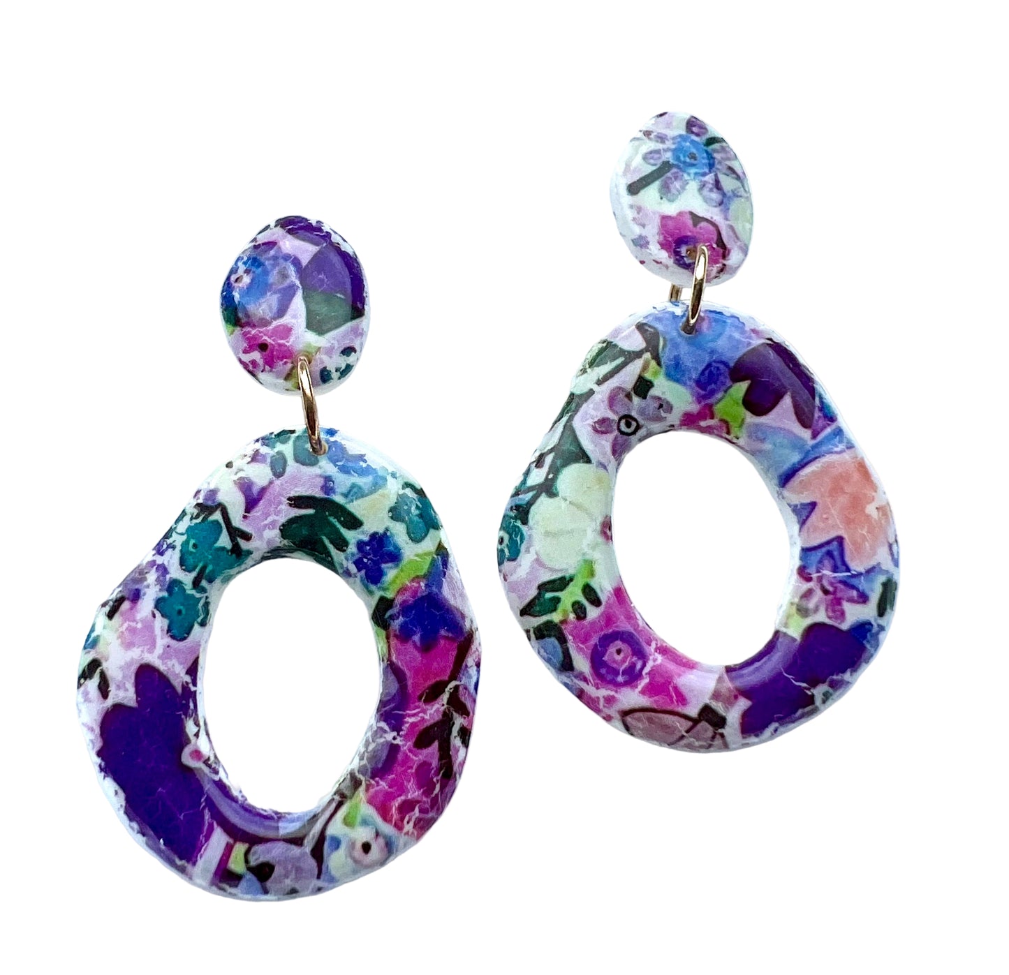 Floral Dangle Earrings