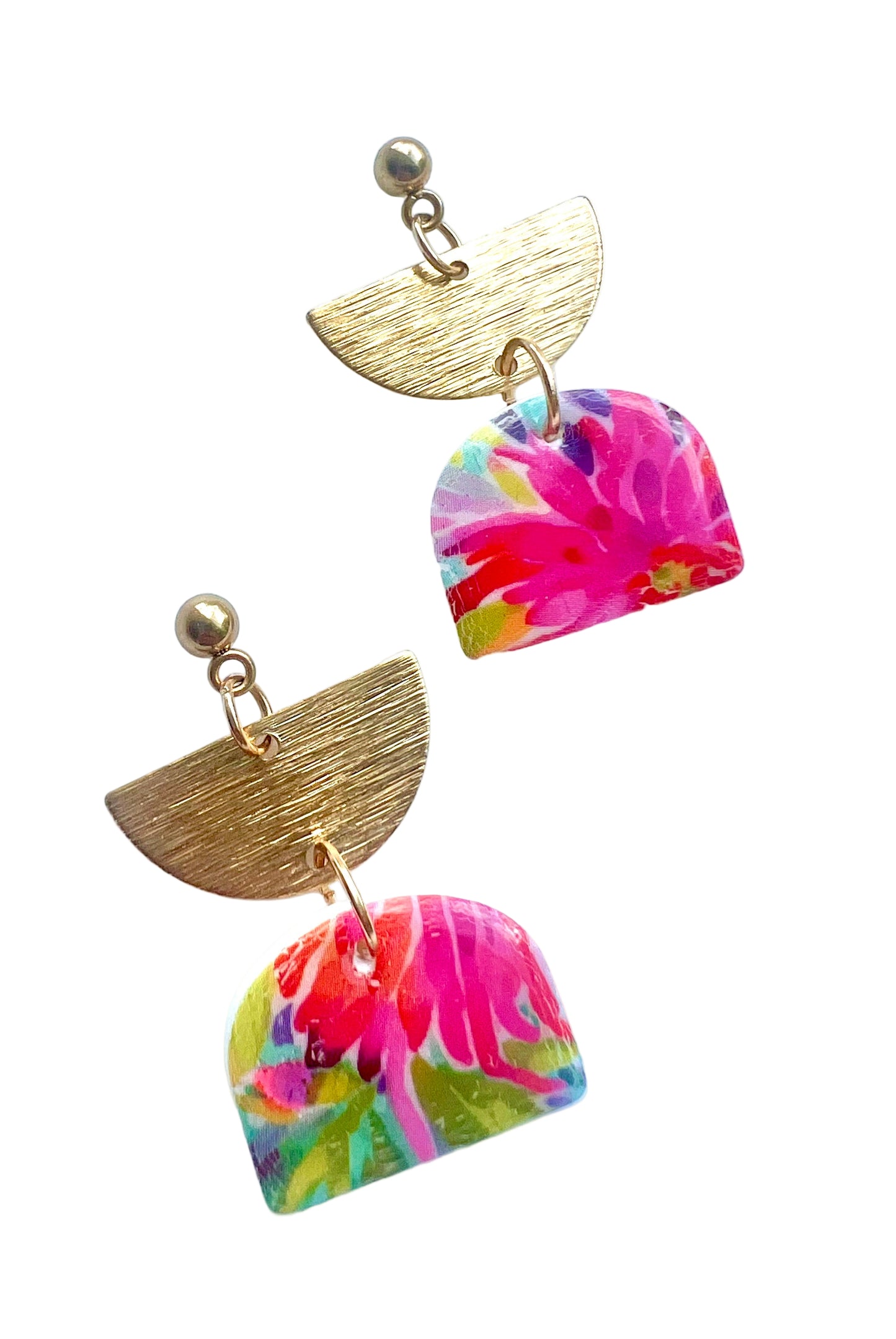 Floral Dangle Earrings
