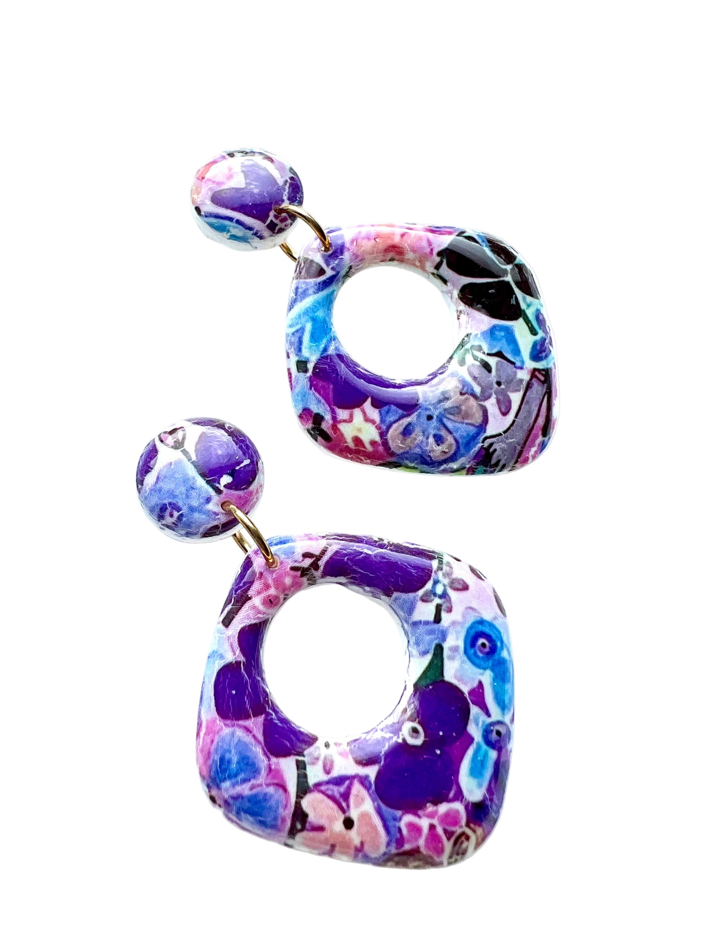 Floral Dangle Earrings