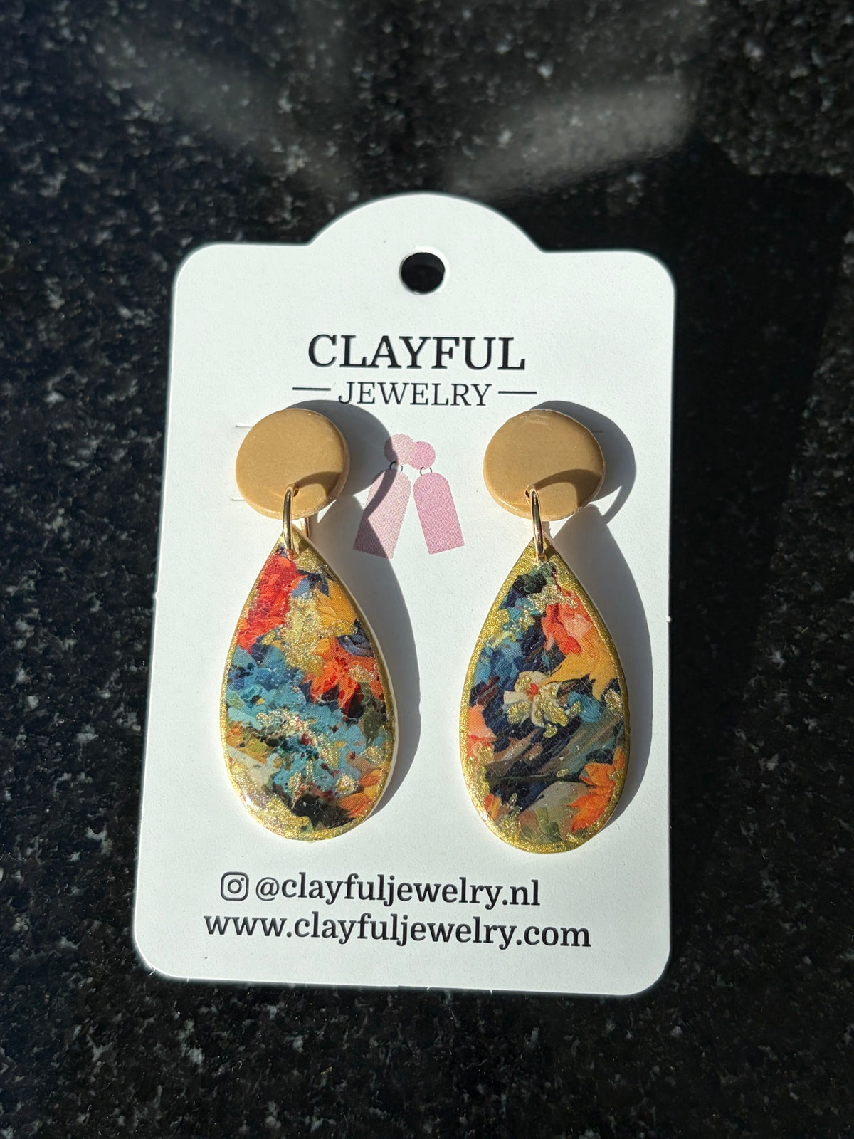 Floral Dangle Earrings
