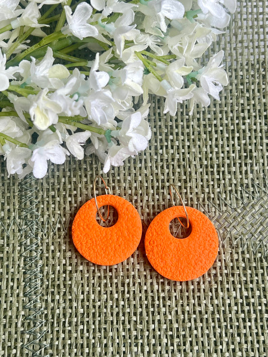 Orange Donut Dangles