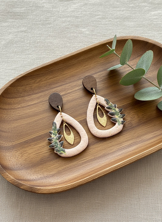 Floral Dangle Earrings