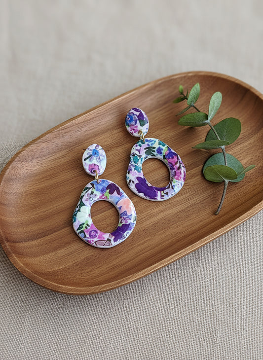 Floral Dangle Earrings