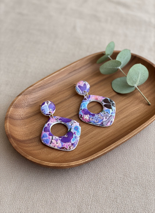 Floral Dangle Earrings