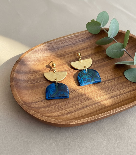 Floral Dangle Earrings