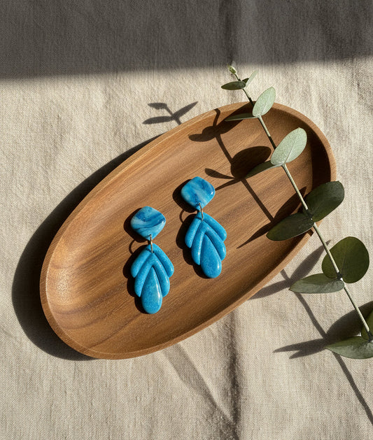 Summer Dangle Earrings in Turquoise