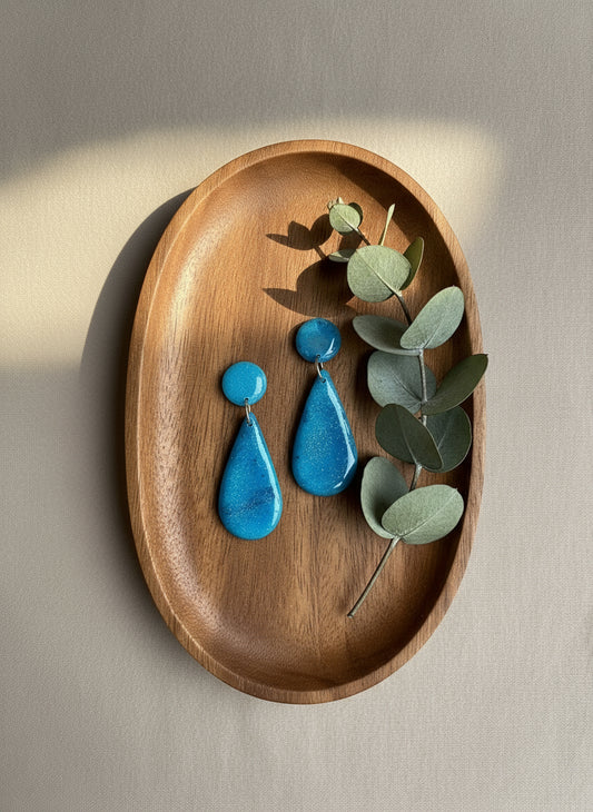 Summer Dangle Earrings in Turquoise