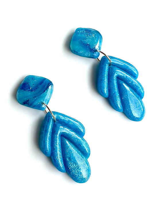 Summer Dangle Earrings in Turquoise