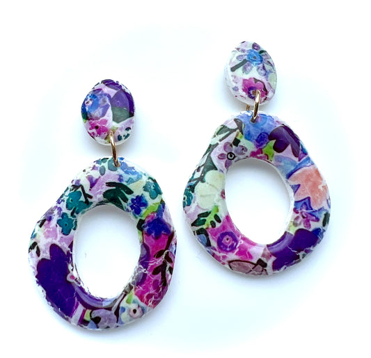 Floral Dangle Earrings