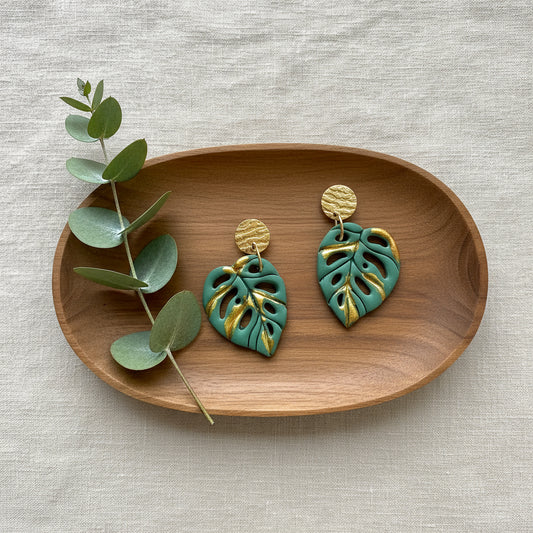 Monstera Leaf Dangles