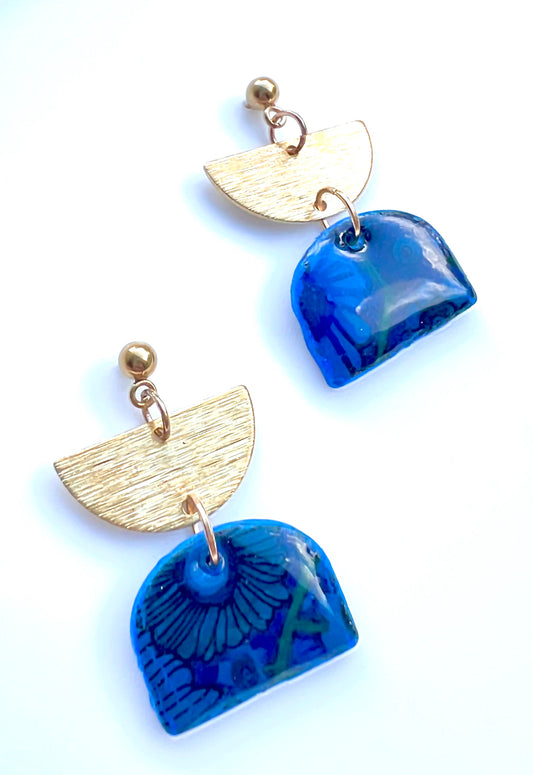 Floral Dangle Earrings