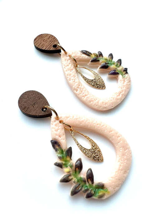 Floral Dangle Earrings