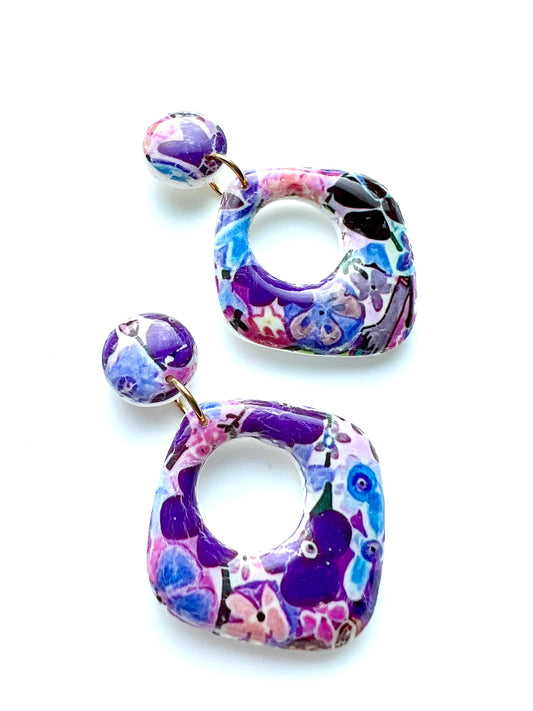 Floral Dangle Earrings