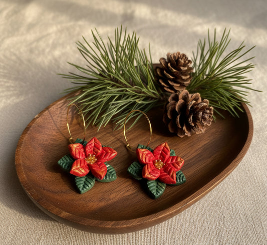 Poinsettia Dangles