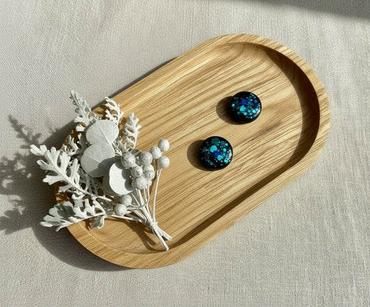 Sparkling Studs in Turquoise