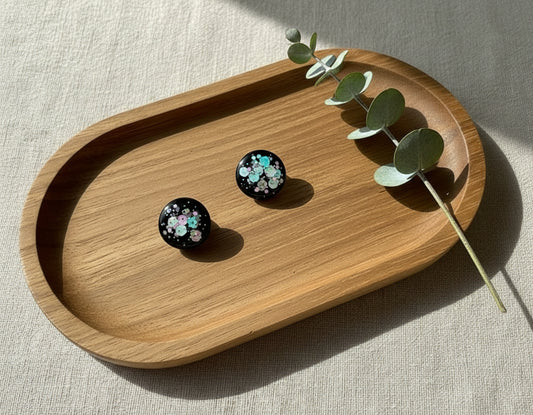 Sparkling Studs in Silver