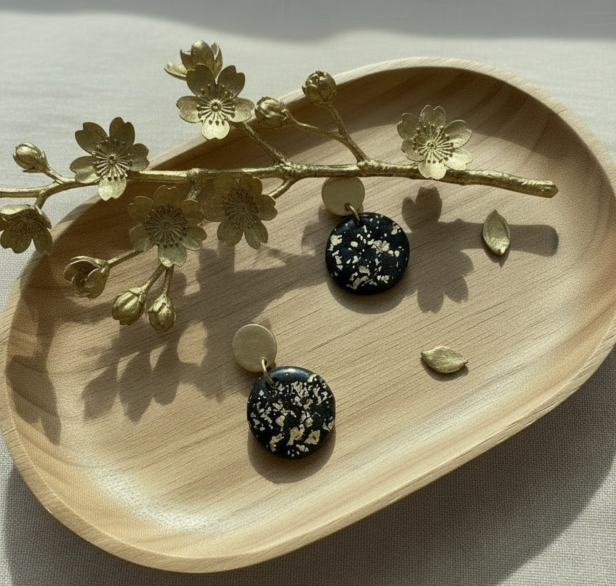 Black and Gold Little Dangles