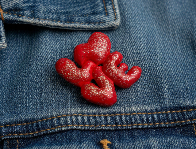 Love You Brooch Pin