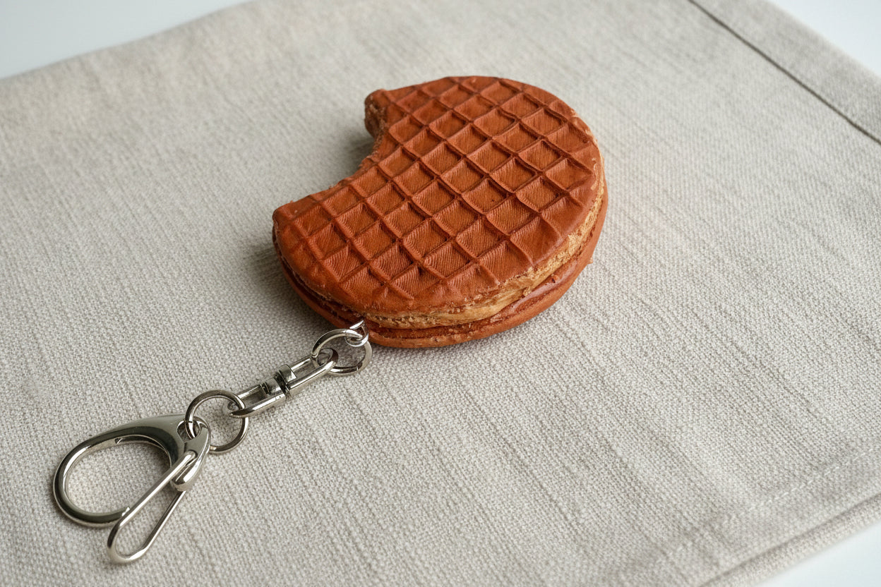 Stroopwafel Keychain