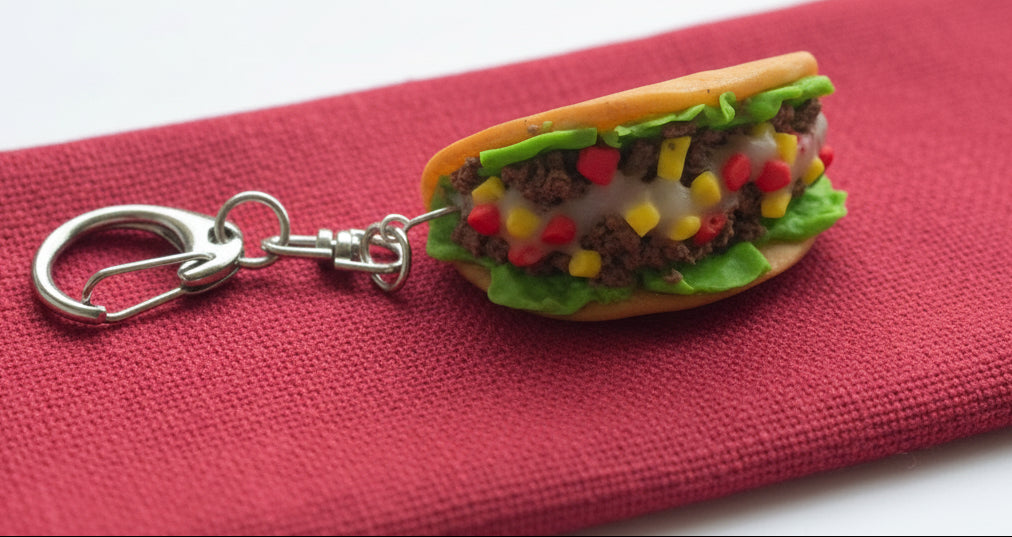 Taco Keychain