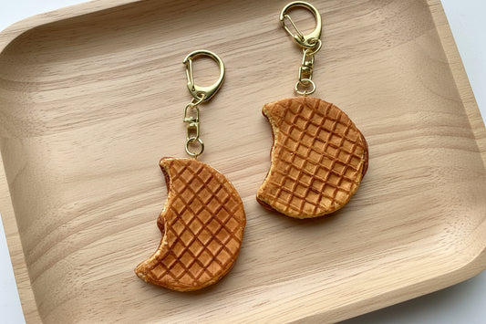 Stroopwafel Keychain